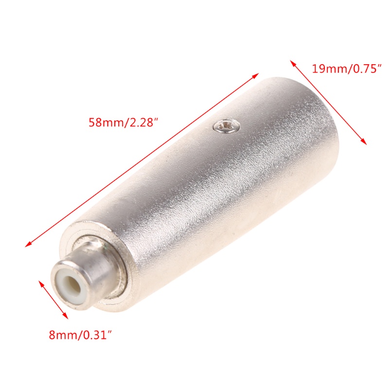 Bộ 2 Đầu Chuyển Đổi Female RCA Sang XLR Male RCA