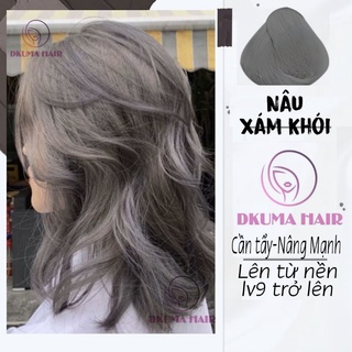 Màu Nhuộm Nâu Xám Khói