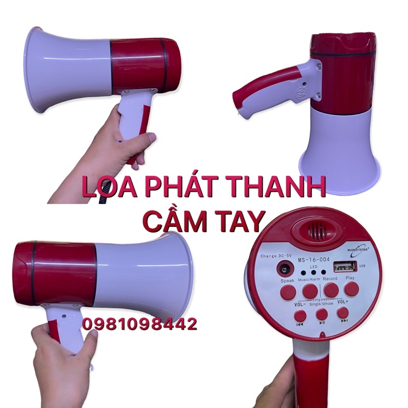 Loa phóng thanh (loa phát thanh)cầm tay mini Megaphone