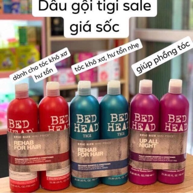 Cặp Gội Xả TIGI Đỏ