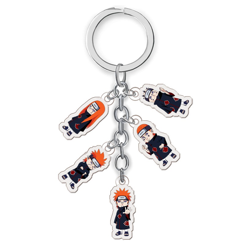 Móc khóa nhựa Acrylic hình nhân vật hoạt hình Naruto