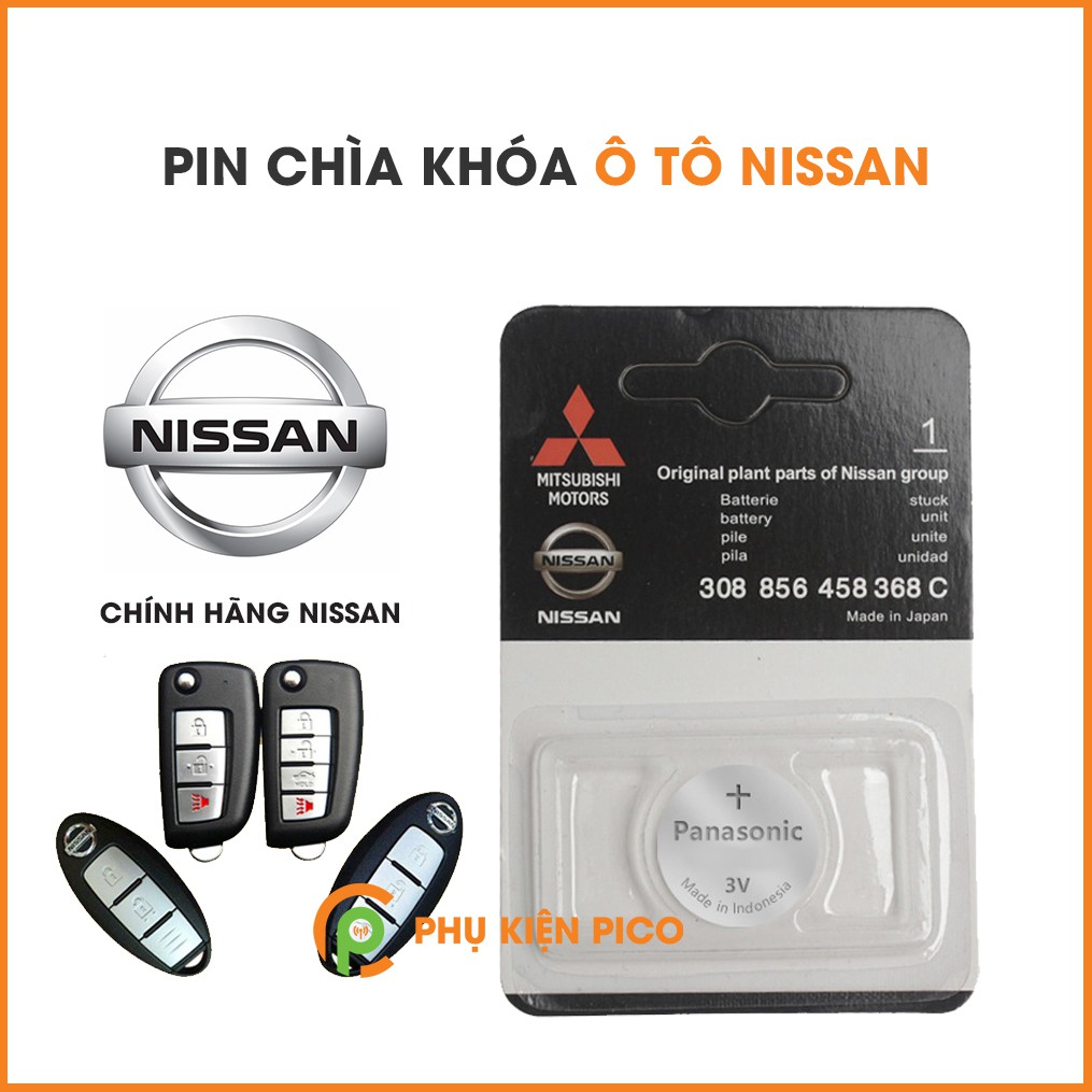 Pin chìa khóa ô tô Nissan chính hãng Nissan sản xuất tại Indonesia 3V