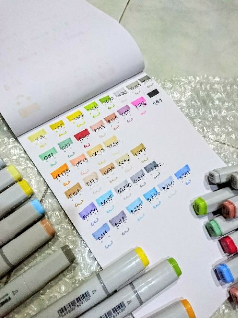 Bút marker hai đầu Fine Colour - inbox chọn màu