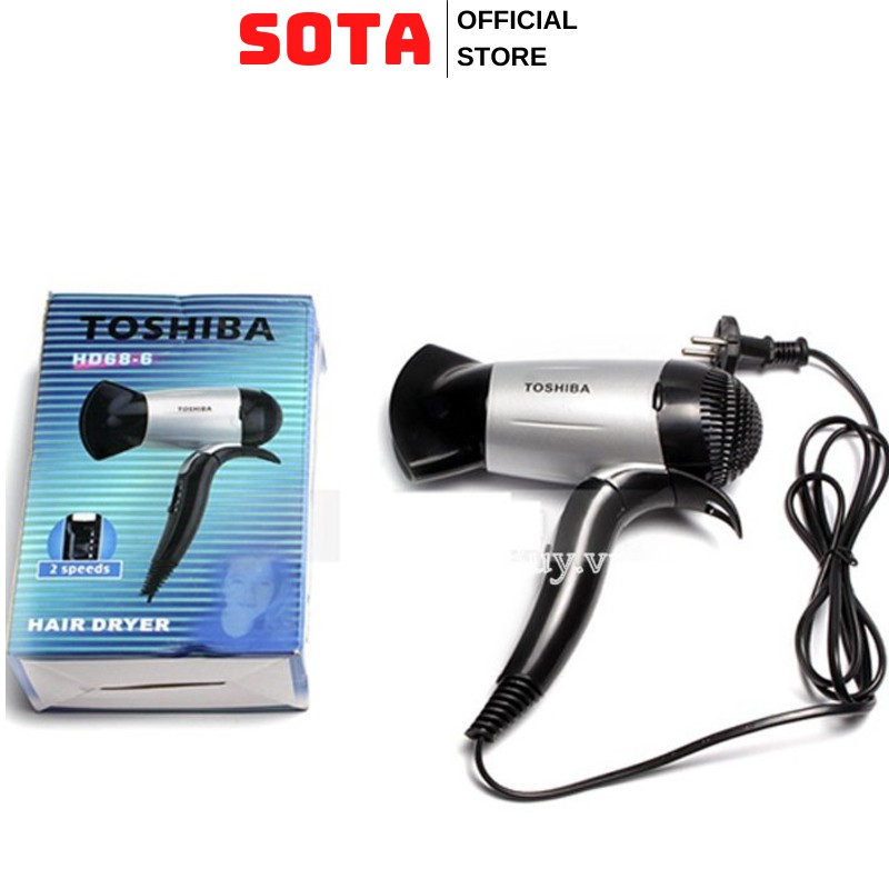 Máy Sấy Tóc [Sota] Toshiba Hd 686- Máy Sấy Tóc Mini - 1200W (Hàng Xịn)