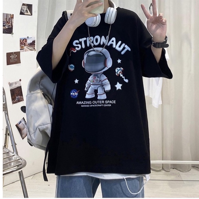 Áo thun  tay lỡ nam nữ vyvystore, áo phông Unisex freesize phong cách đường phố | BigBuy360 - bigbuy360.vn