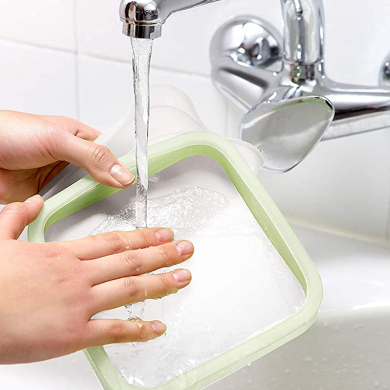 Hộp silicon mềm đựng bánh mì sandwich có thể tái sử dụng tiện dụng