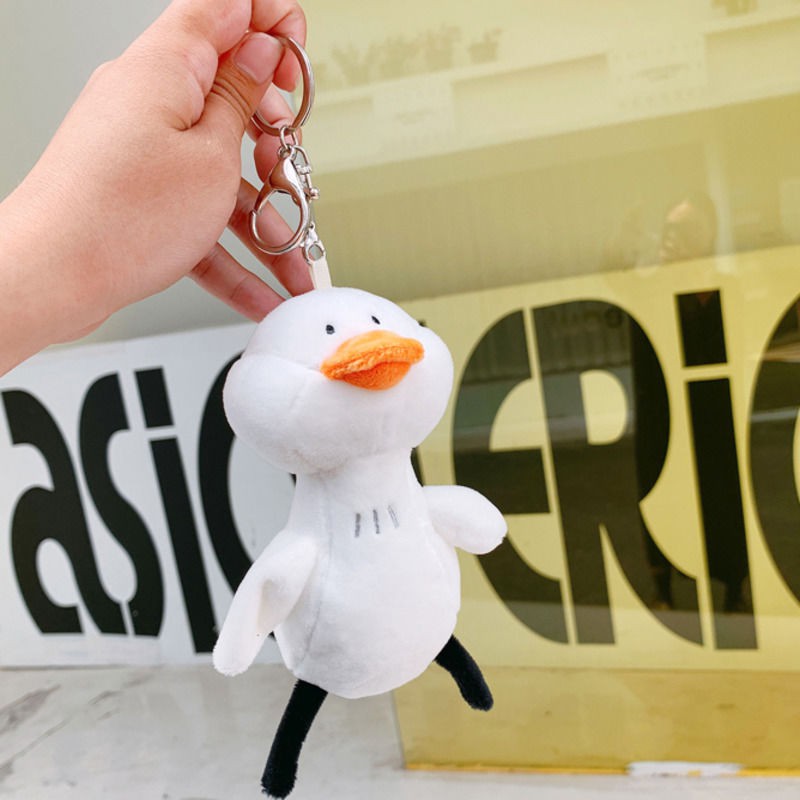Móc Khóa Hình Chú Vịt Nhồi Bông Đáng Yêu