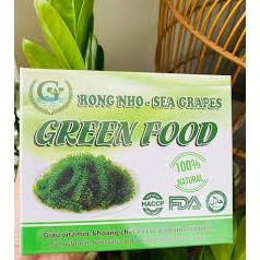 [NGOT10PTT] [Rẻ Vô Địch] 5 hộp Rong nho Green Food 100% Natural Hàng Công Ty Check Thông Tin Qua Mã Vạch