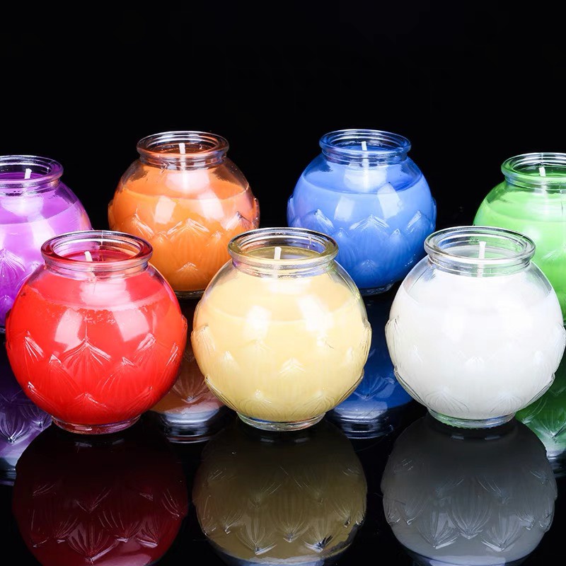 Nến bảy màu bình sen  văn phòng phẩm Nhơn Phát