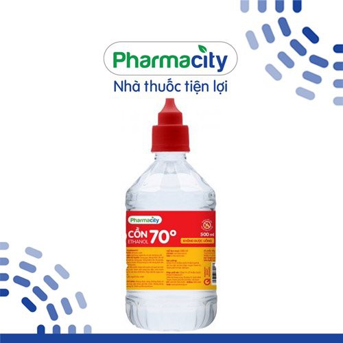 Cồn 90, 70 Pharmacity (500ml)