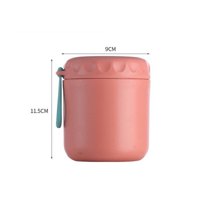 [COMBO] Hộp đựng cơm văn phòng giữ nhiệt lúa mạch 2 tầng lõi inox 304, dung tích 1,5 lít + Cốc ủ cháo