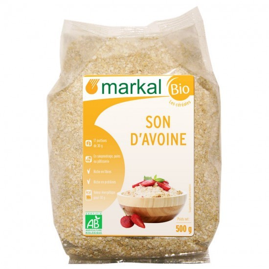 Cám yến mạch hữu cơ Markal Organic Oat Bran 500g