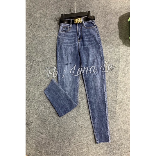 Q29 Đậm jean ôm cạp cao
