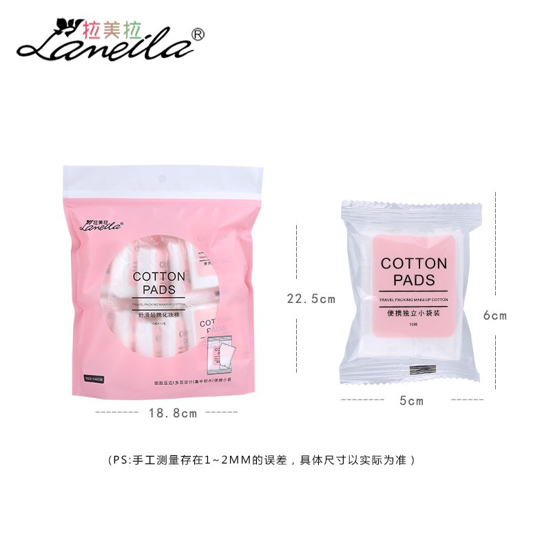 (Hàng Mới Về) Bông cotton tẩy trang Lameila Khăn Lau Mặt Dưỡng Ẩm Sử Dụng Kép Cleaning Towel mĩ phẩm nội địa trung | BigBuy360 - bigbuy360.vn