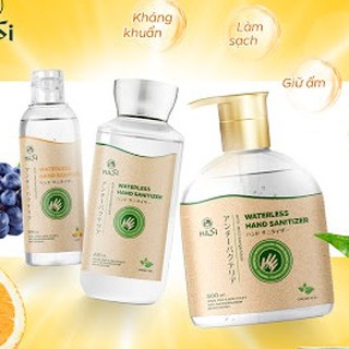 Rửa tay khô dang gel hasi kokeshi chai lớn dung tích 500ml