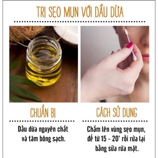 Dầu dừa nguyên chất ép lạnh Vietcoco 30ml
