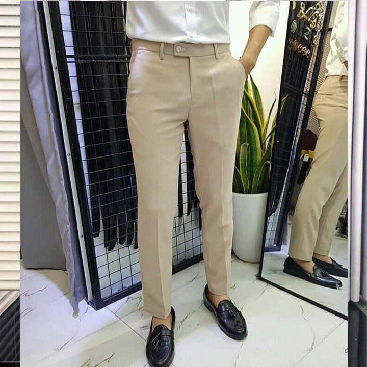 Quần tây nam cao cấp vải tuyết mưa co dãn | BigBuy360 - bigbuy360.vn