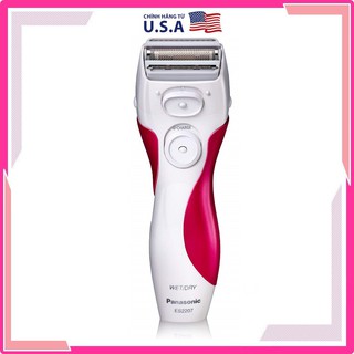 [US] Máy Cạo Lông Toàn Thân Đa Năng Panasonic ES2207P Dùng Để Tẩy Lông Tay Chân / Da Mặt / Toàn Thân Sạc Lại Được Cho Nữ
