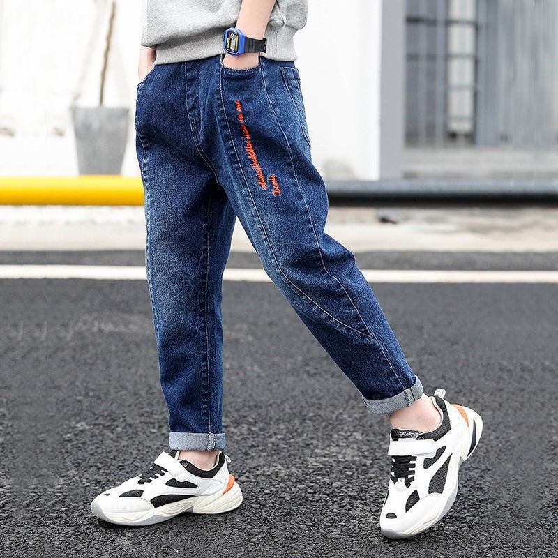 Quần Jeans Phong Cách Hàn Quốc Cho Bé Trai