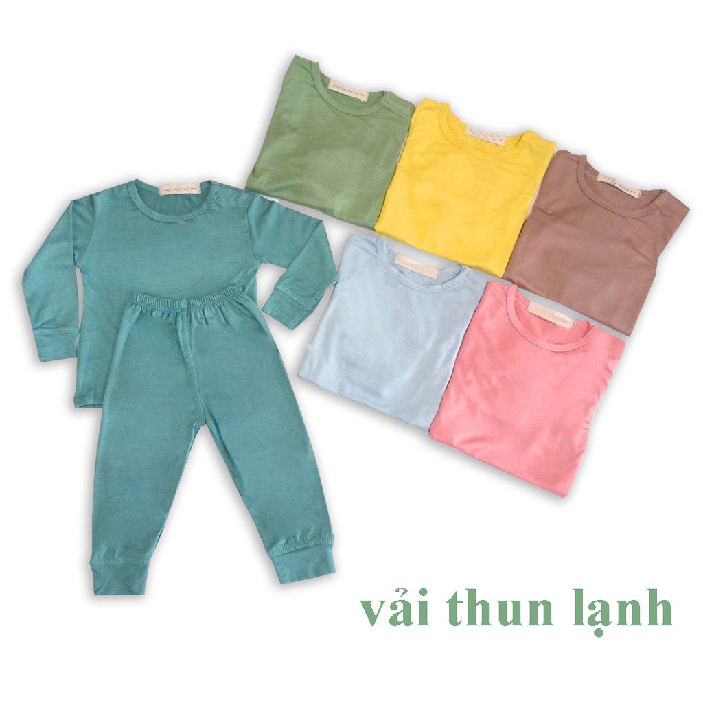 Đồ bộ quần áo dài tay cho bé chất thun lạnh AM568 AM781