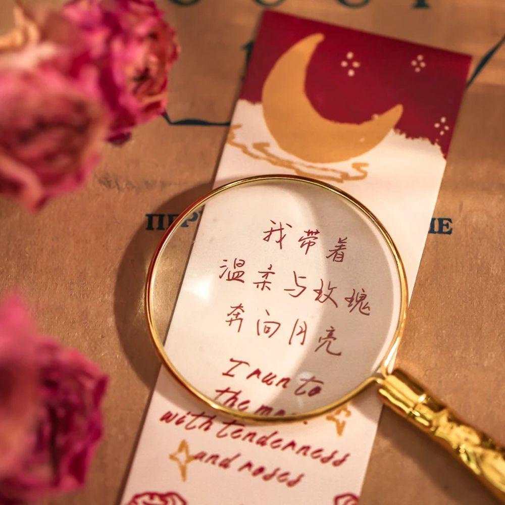 Bookmark Bằng Giấy Hình Hoa Hồng Trang Trí Cho Học Sinh