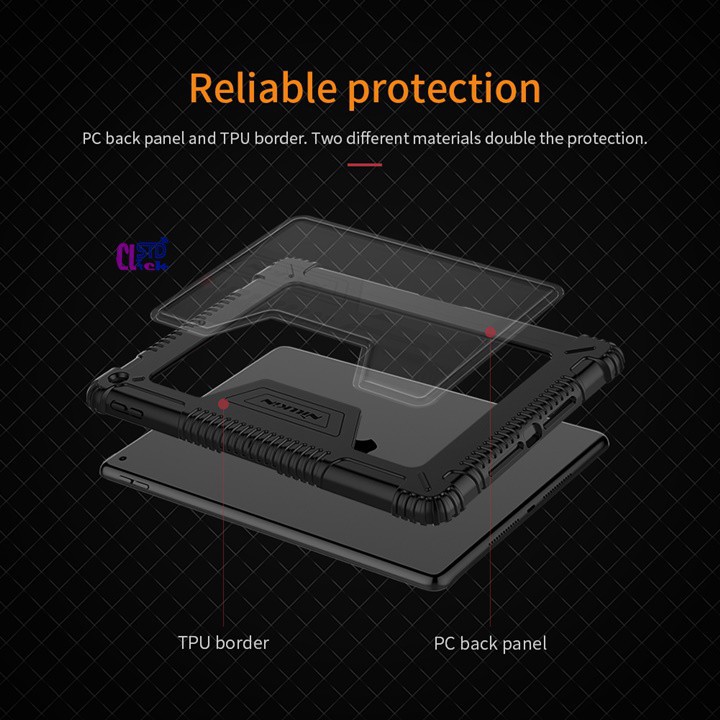 [Mã SKAMA07 giảm 8% đơn 250k]BAO DA IPAD 10.2 2020 - 10.2 2019 NILLKIN BUMPER CHỐNG SỐC CHÍNH HÃNG [NEW SALEOFF] | BigBuy360 - bigbuy360.vn