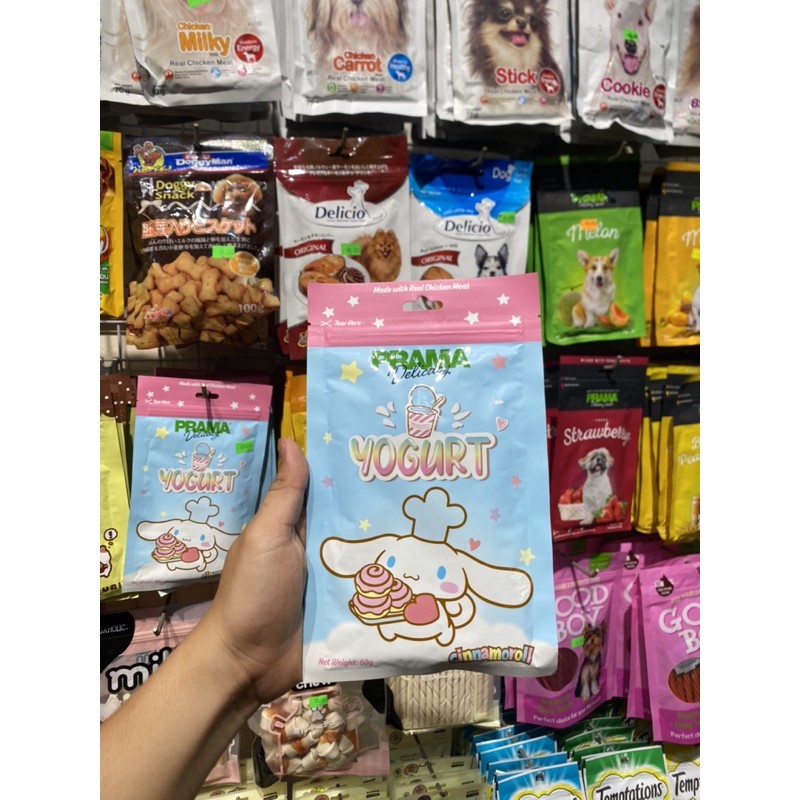 SNACK PRAMA THỨC ĂN VẶT CHO CHÓ YÊU