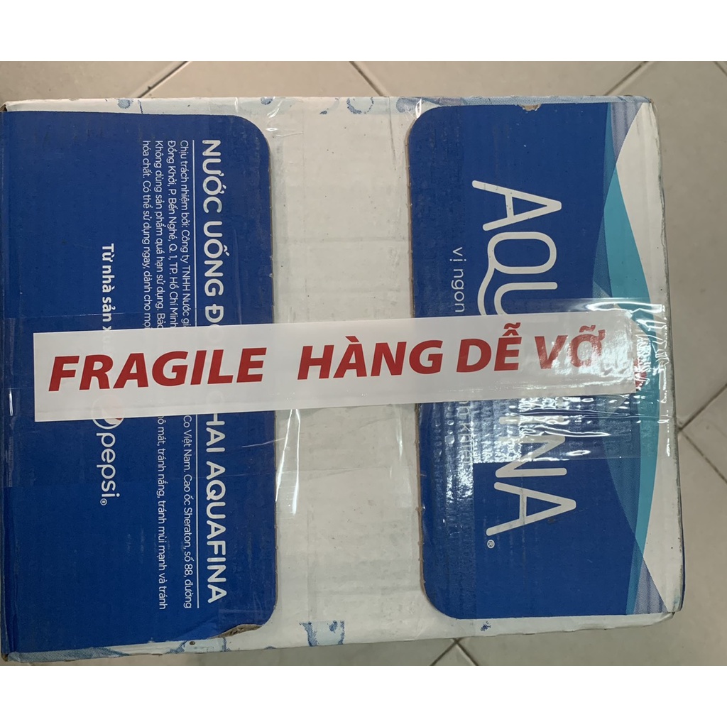 Tem nhãn dán cảnh báo hàng dễ vỡ có keo dán sẵn