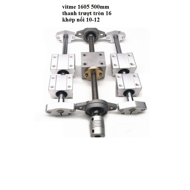 bộ trục trượt 1605 650mm