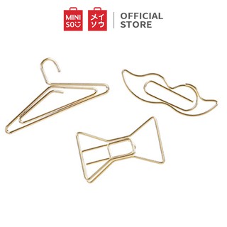Kẹp giấy Miniso hình đáng yêu Large Decorative Tape 3 Rolls (Vàng)
