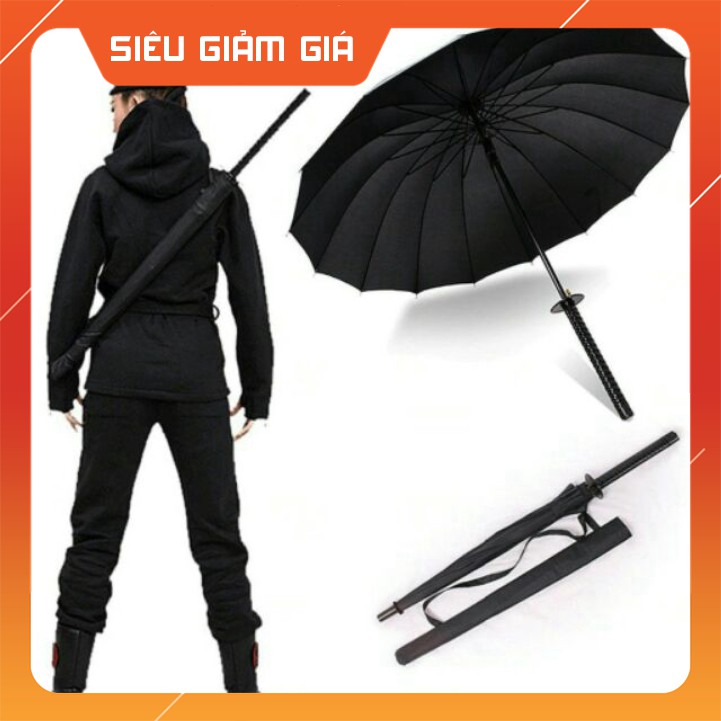 [Combo]  Ô dù che mưa katana cán giả kiếm nhật [Giá rẻ]