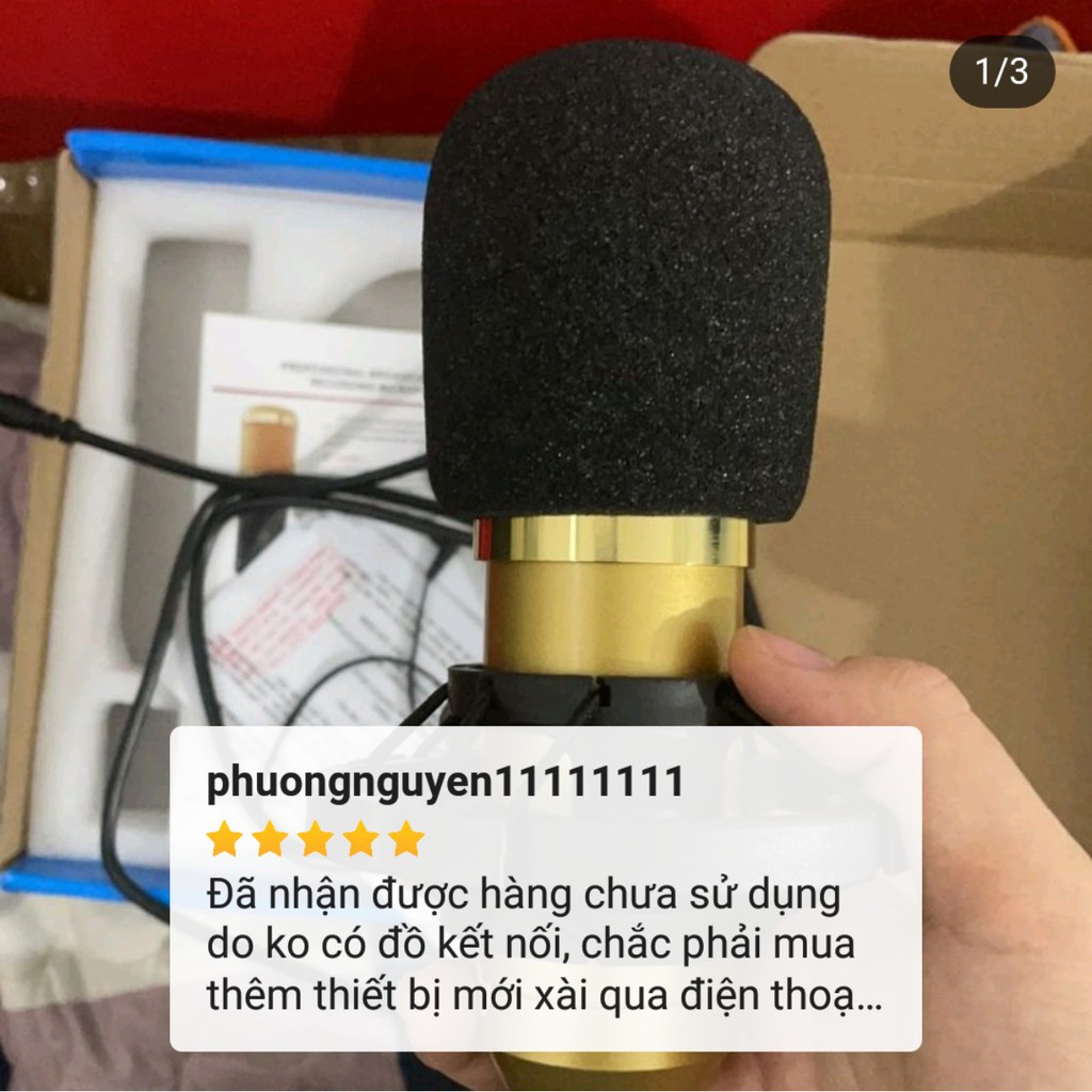 Mic Thu Âm Bm 900 Waichang, chuyên dụng cho thu âm, hàng chuẩn