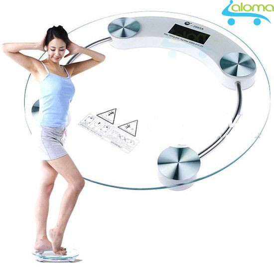 Cân sức khỏe mặt kính cường lực trong suốt Personal Scale CK-2003A