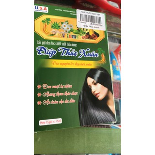 Nhuộm đen tóc Diệp Thảo Xuân