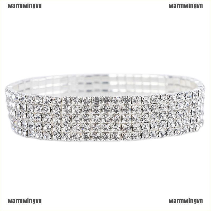 Multilayer Row Crystal Rhinestone Stretch Beach Anklet Chain Bracelet Jewelry ingvn | BigBuy360 - bigbuy360.vn