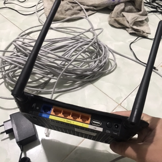 combo bộ phát wifi tp-link archer C2 và 20m dây mạng