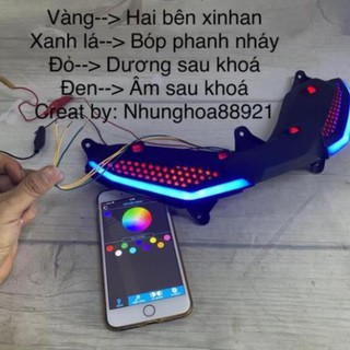 Bộ demi tổ ong mí led kết hợp mạch audi a9-a11.gắn exciter150