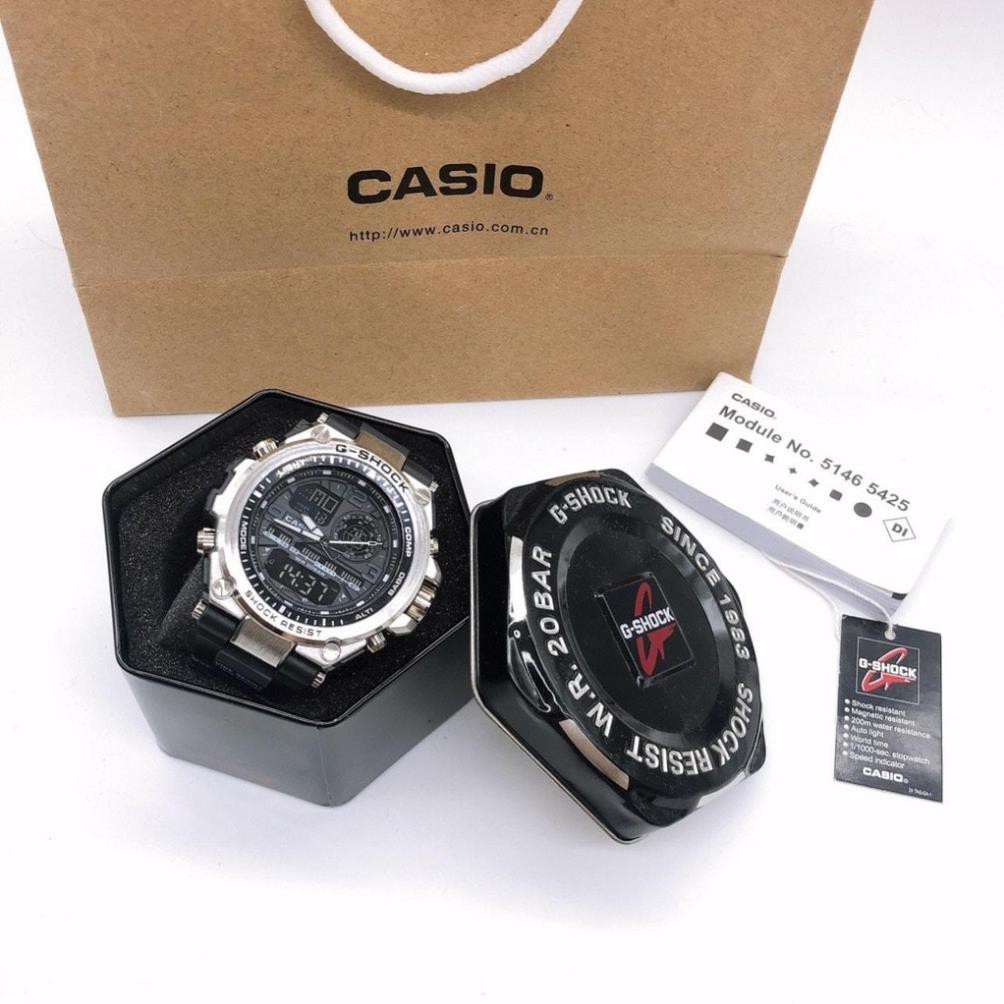 Đồng hồ nam CASIO G-SHOCK MTG S1000 Original _ Kim-điện tử_Chống nước 5ATM_Viền Thép không gỉ, Bảo hành 9 tháng