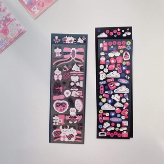 miếng dán sticker trang trí top loader, sổ, thiệp style Hàn