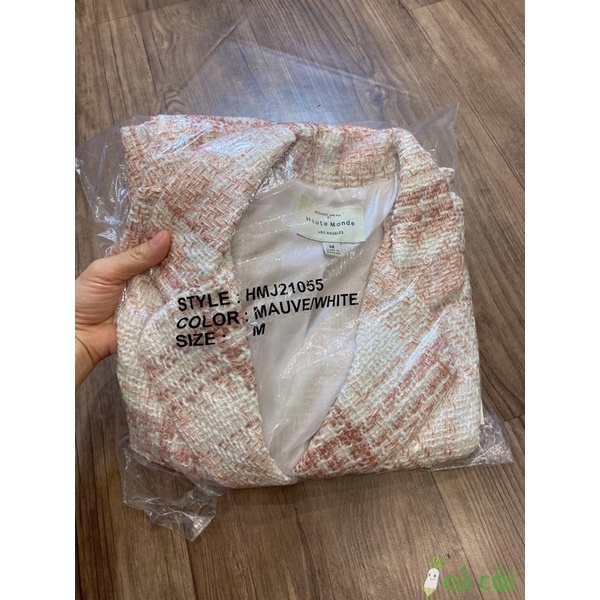 Áo khoác dạ Tweed nữ Haute.Monde A62