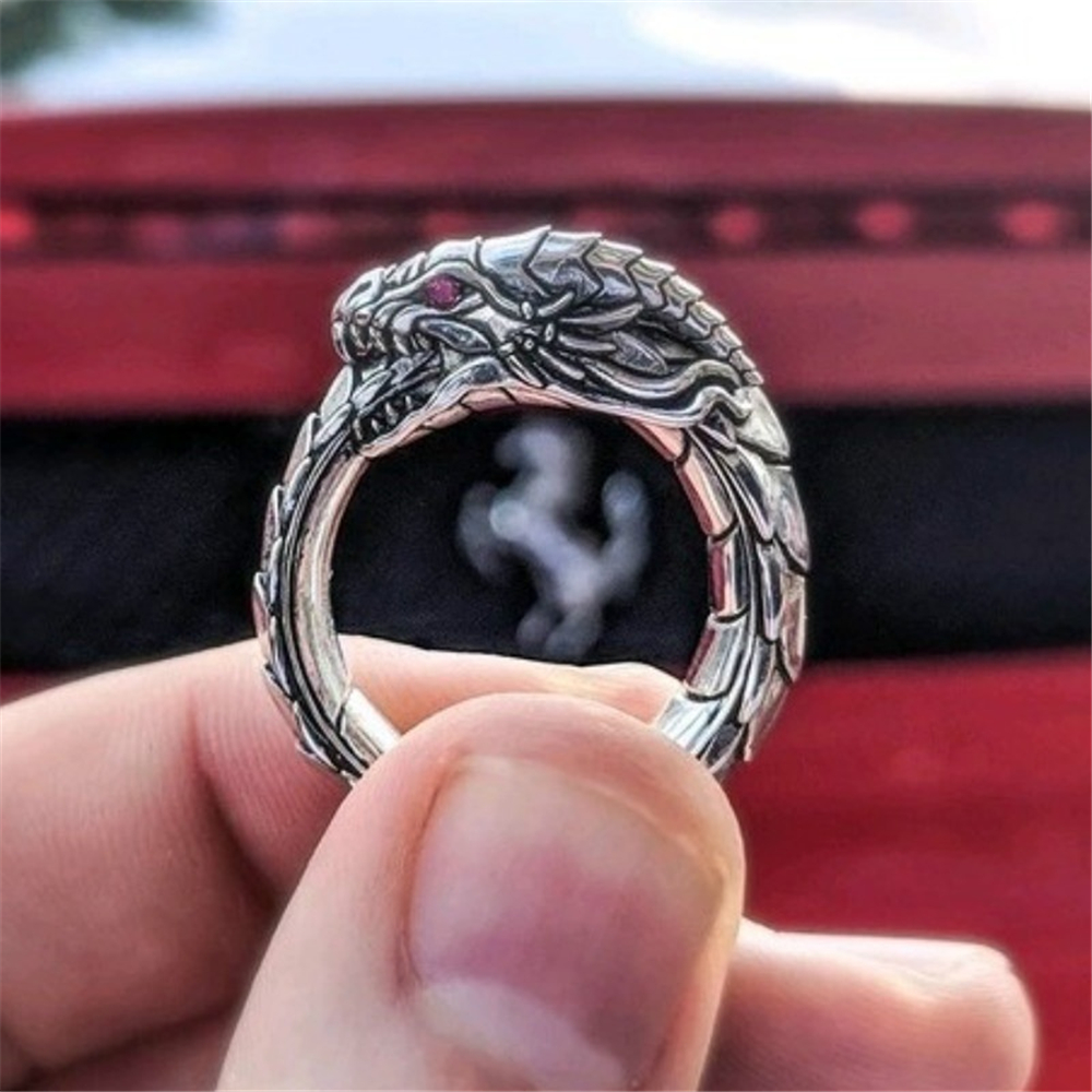 Nhẫn Thời Trang Có Thể Điều Chỉnh Phong Cách Gothic Punk Dành Cho Nữ