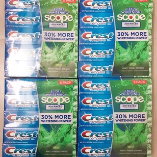 Kem đánh răng Crest Complete Extra Whitening Scope Advanced Freshness 🇺🇸