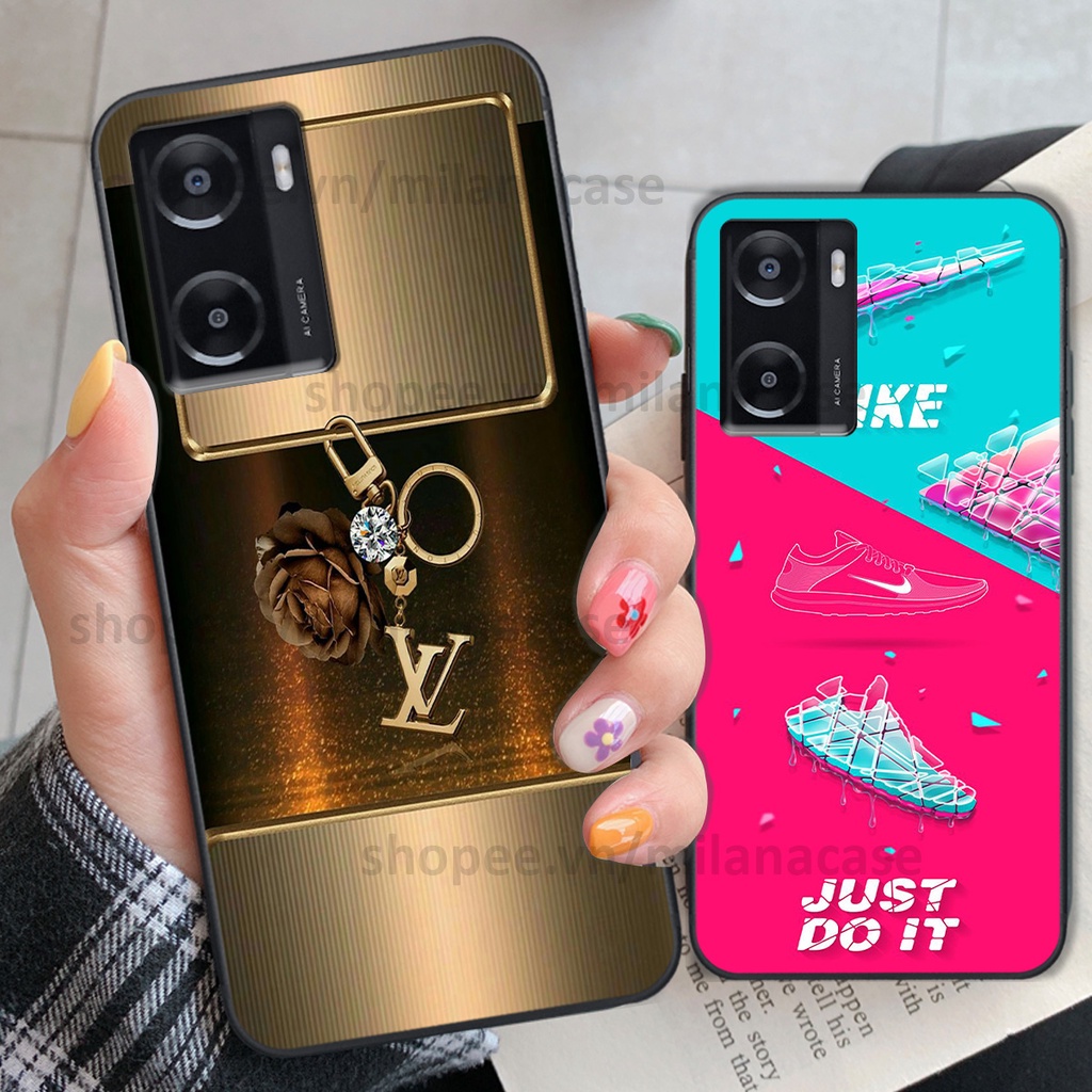 Ốp Oppo A57 4G 2022 in hình các thương hiệu nổi tiếng sang chảnh, đẳng cấp, cá tính