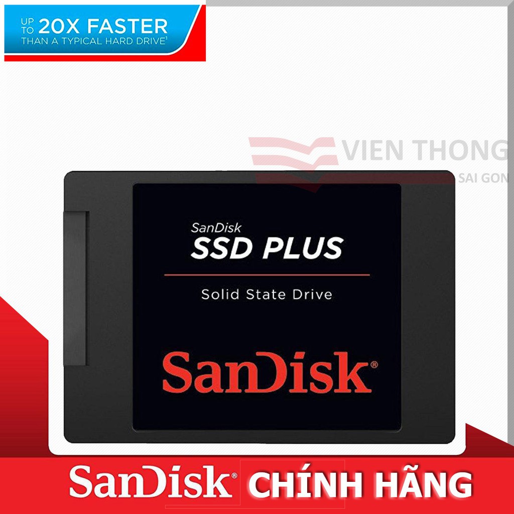 Ổ cứng SSD Sandisk Plus 240GB - Hãng phân phối chính thức