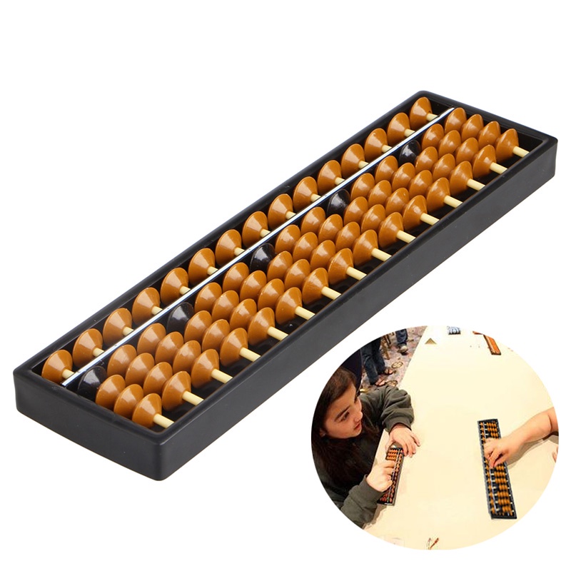 ✿ Bàn Tính 15 Chữ Số Bằng Nhựa Cho Bé Học Toán