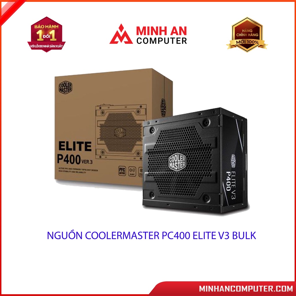 Nguồn máy tính Cooler Master Elite V3 230V PC400 - 400W Bulk