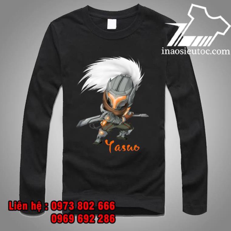 Áo liên minh huyền thoại yasuo - áo lol dài tay được yêu thích, cực đẹp cực ngầu giá tận xưởng
