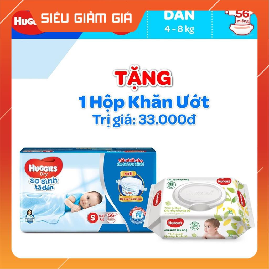 Tã Dán HUGGIES Size S (30 miếng , 56 miếng) - HSD luôn mới