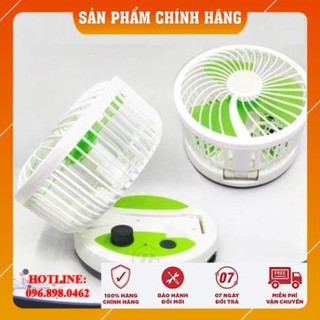 Quạt Tích Điện Mini Gấp Gọn, Quạt Để Bàn Mini, Quạt Mini Để Bàn Sạc Pin, Quạt Mini USB Siêu Mát