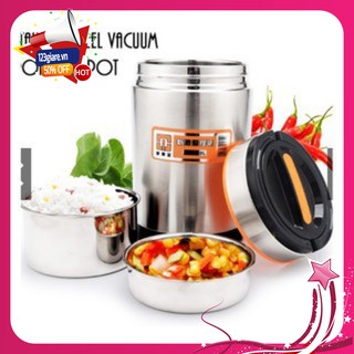 Giá sốc bình ủ cháo giữ nhiệt inox đa năng 1.4 lít